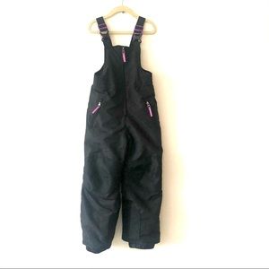Champion Zip Front Adjustable Strap Bib Snow Pants